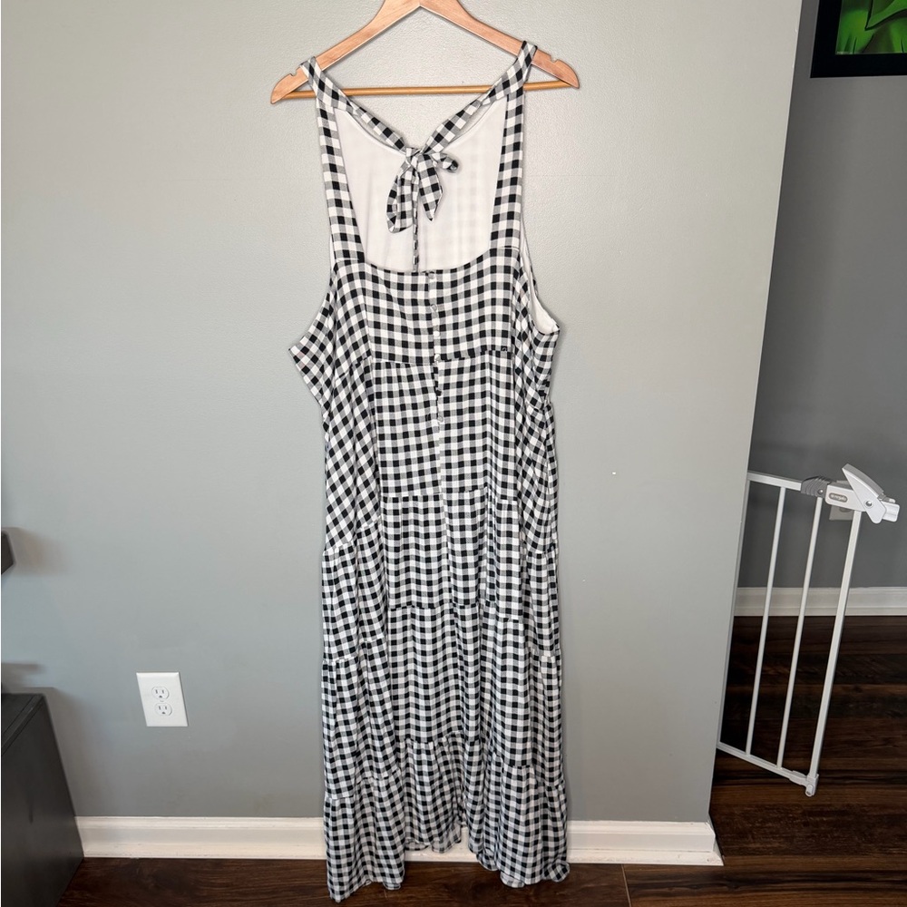 Torrid Gingham Halter Maxi Dress - Picture 4 of 11